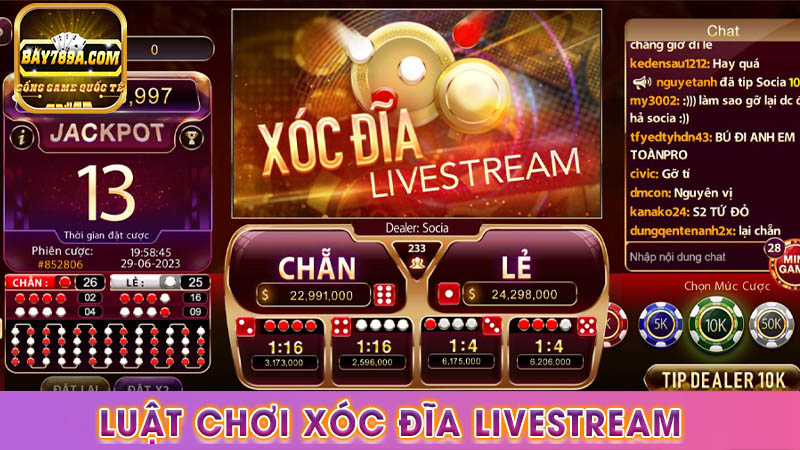 Luật chơi cơ bản của trò chơi Xóc Đĩa Livestream