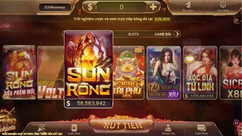 Khám Phá Sun Rồng: Siêu Phẩm Cá Cược Gây Sốt Tại Sunwin